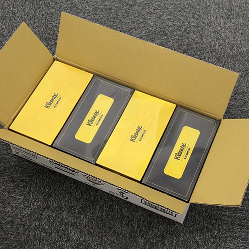 日本製紙クレシア　クリネックス　ティシュー　至高　極（きわみ）　４枚重ね　１４０組／箱　１パック（４箱）4