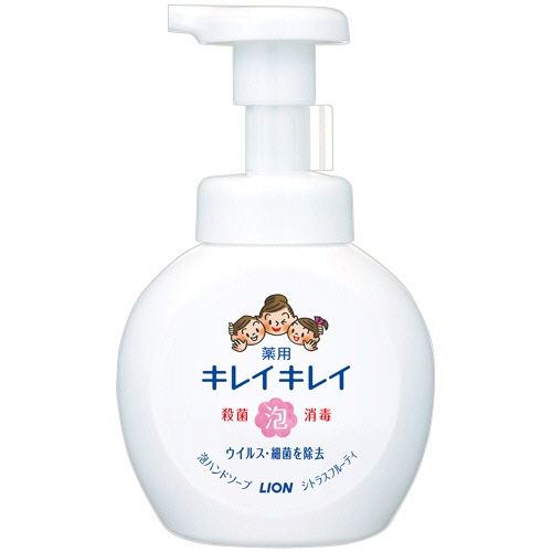 ライオン　キレイキレイ　薬用　泡ハンドソープ　シトラスフルーティの香り　本体　２５０ｍＬ　１個1