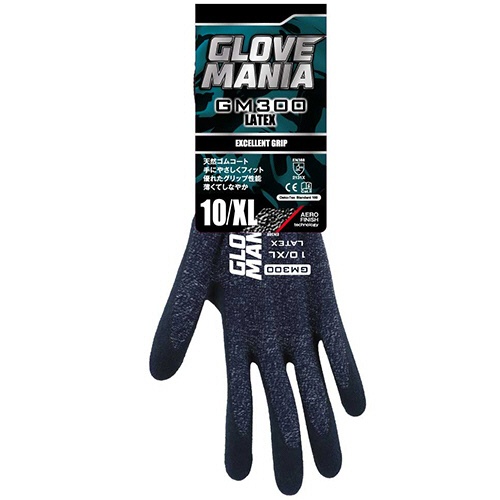 川西工業　グローブマニア　ラテックス　ＸＬ　ネイビー　ＧＭ３００Ｎ－ＸＬ　１双2
