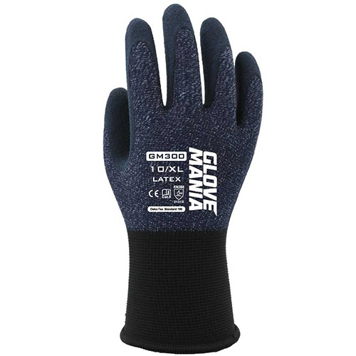 川西工業　グローブマニア　ラテックス　ＸＬ　ネイビー　ＧＭ３００Ｎ－３Ｐ－ＸＬ　１パック（３双）1