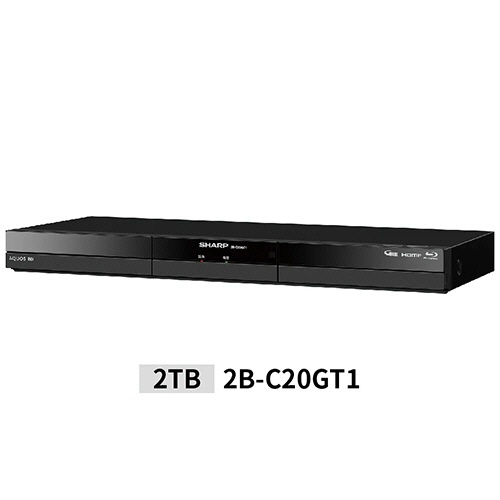シャープ　ＡＱＵＯＳ　ブルーレイディスクレコーダー　２Ｋ　２ＴＢ　トリプルチューナー　２Ｂ－Ｃ２０ＧＴ１　１台1