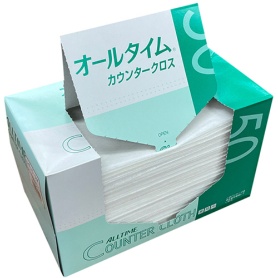 東京メディカル　カウンタークロス　レギュラー大判タイプ　ホワイト　ＦＴ－１５０　１箱（５０枚）