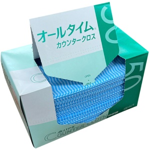 東京メディカル　カウンタークロス　レギュラー大判タイプ　ブルー　ＦＴ－１５３　１箱（５０枚）1