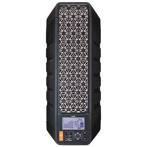 ユーレックス　ヘリテイジヒーター　ポリエステル粉体塗装　ブラック／ライトグレイ　ＥＨＴ－Ｍ１５ＱＤＴ－ＢＬＧ　１台2