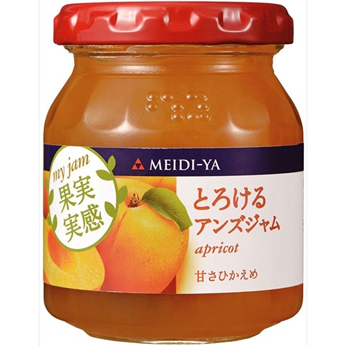 明治屋　果実実感　とろけるアンズジャム　１６０ｇ　１個1