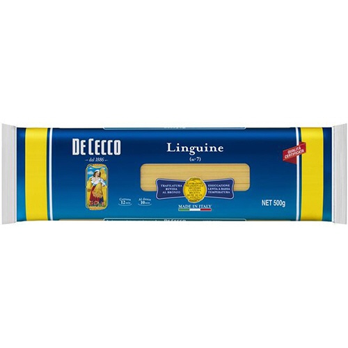 日清製粉ウェルナ　ディ・チェコ　ＮＯ．７　リングイーネ　５００ｇ　１パック1