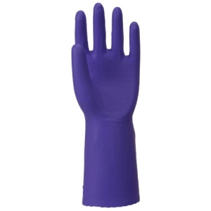 川西工業　やわらかい手袋　ビニール　厚手　Ｍ　パープル　＃２０４６－Ｍ　１双1