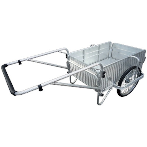 アルミス　アルミ製　折りたたみ式　リヤカー　１３０ｋｇ　ＡＯＫＣ－１３０Ｎ　１台1