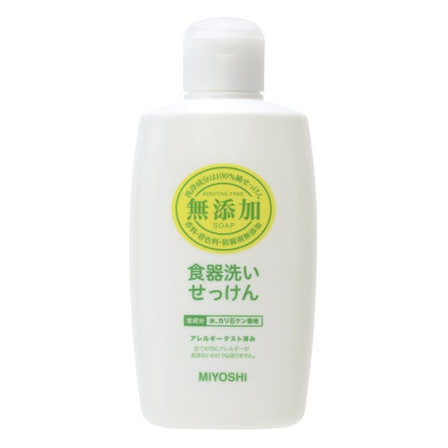 ミヨシ石鹸　無添加食器洗いせっけん　本体　３７０ｍｌ　１本1