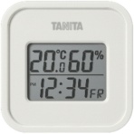タニタ　デジタル温湿度計　アイボリー　ＴＴ－５８８－ＩＶ　１個