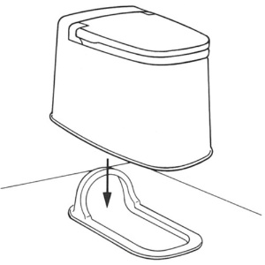 山崎産業　リフォームトイレ　Ｐ型和風式　１台5