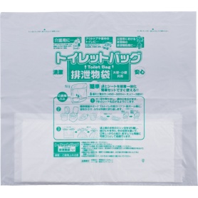 ワタナベ工業　トイレットバッグ　排泄物処理袋　乳白　１パック（１０枚）