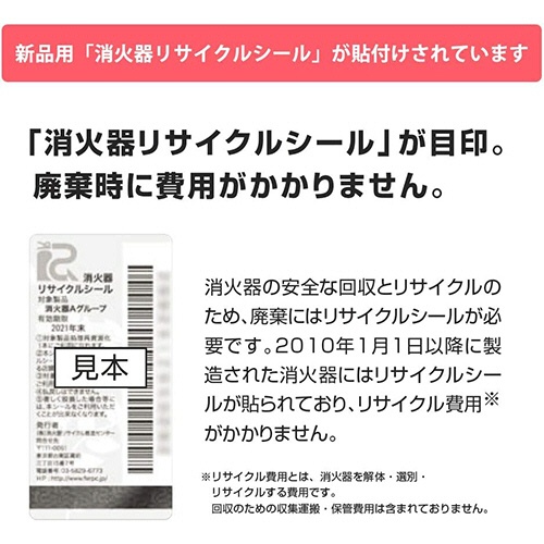 モリタ宮田工業　アルテシモII　蓄圧式　アルミ製ＡＢＣ粉末消火器　業務用　１０型　ＭＥＡ１０Ｚ　１本3