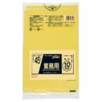 ジャパックス　カラーポリ袋　黄　４５Ｌ　ＣＹ４５　１パック（１０枚）