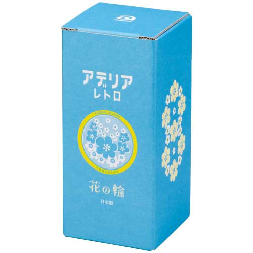 アデリア　アデリアレトロ　脚付グラス　花の輪　１個2