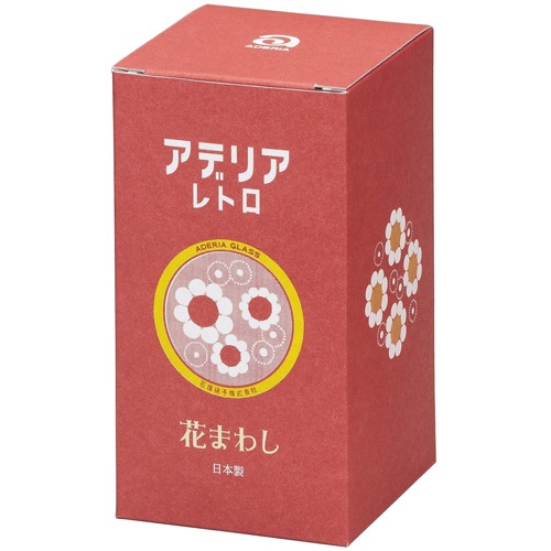 アデリア　アデリアレトロ　台付グラス３２０　花まわし　１個2