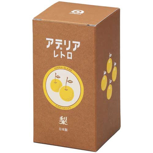 アデリア　アデリアレトロ　台付グラス３２０　梨　１個2