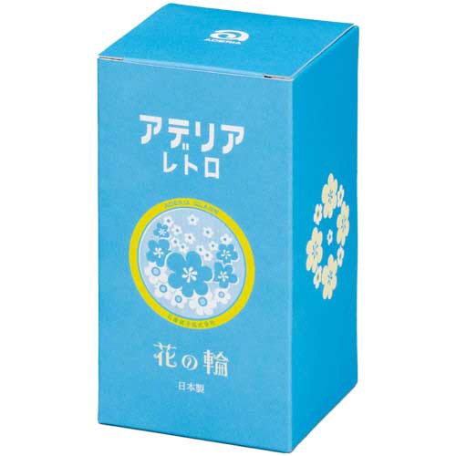 アデリア　アデリアレトロ　台付グラス３２０　花の輪　１個2