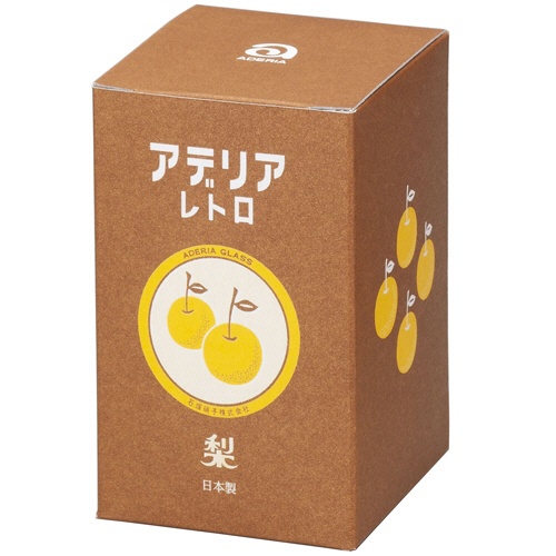 アデリア　アデリアレトロ　中コップ８　梨　１個2