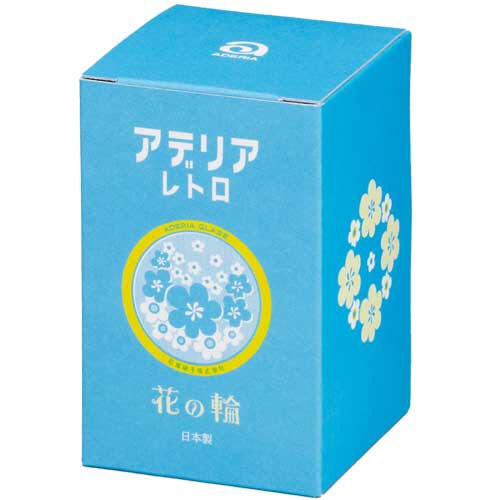 アデリア　アデリアレトロ　中コップ８　花の輪　１個2