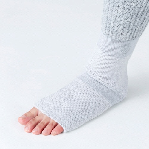 岡本　靴下サプリ　まるでこたつおやすみスイッチ　グレー　２２－２５ｃｍ　１足5