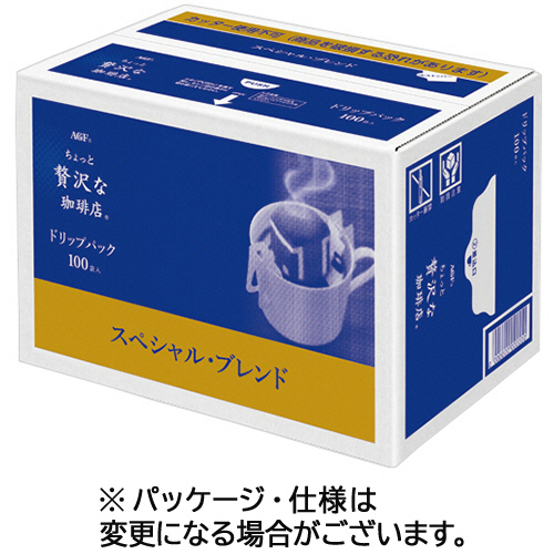 【クリックで詳細表示】味の素AGF ちょっと贅沢な珈琲店 レギュラーコーヒー ドリップパック スペシャルブレンド 7g 1箱(100袋) 671014