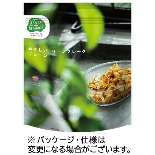 日本食品製造　日食　Ｆｅｅｌ＆Ｇｒｅｅｎ　やさしいコーンフレーク　プレーン　１８０ｇ　１パック1