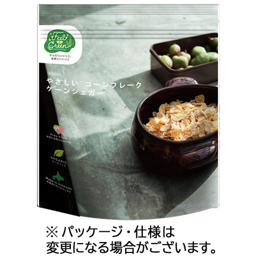 日本食品製造　日食　Ｆｅｅｌ＆Ｇｒｅｅｎ　やさしいコーンフレーク　ケーンシュガー　２００ｇ　１パック1
