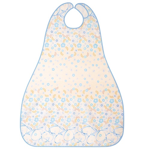 日本エンゼル　食事用エプロンII　ロングタイプ　フラワーブルー　６０６８ＡＦＢ　１枚1