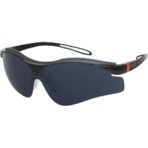 オートス　一眼型保護メガネ（スポーツタイプ）偏光ブラックレンズ　フレーム黒色　Ｂ－８１１ＸＧＰ　１個