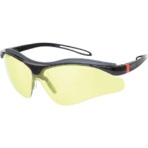 オートス　一眼型保護メガネ（スポーツタイプ）イエローレンズ　フレーム黒色　Ｂ－８１１ＹＳＦ　１個