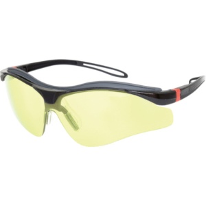オートス　一眼型保護メガネ（スポーツタイプ）イエローレンズ　フレーム黒色　Ｂ－８１１ＹＳＦ　１個1