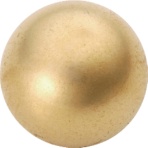 ＴＲＵＳＣＯ　ネオジム磁石　ボール型　外径１５ｍｍ　ゴールド　ＮＢ１５－ＧＬ　１個