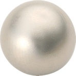 ＴＲＵＳＣＯ　ネオジム磁石　ボール型　外径１５ｍｍ　シルバー　ＮＢ１５－ＳＶ　１個