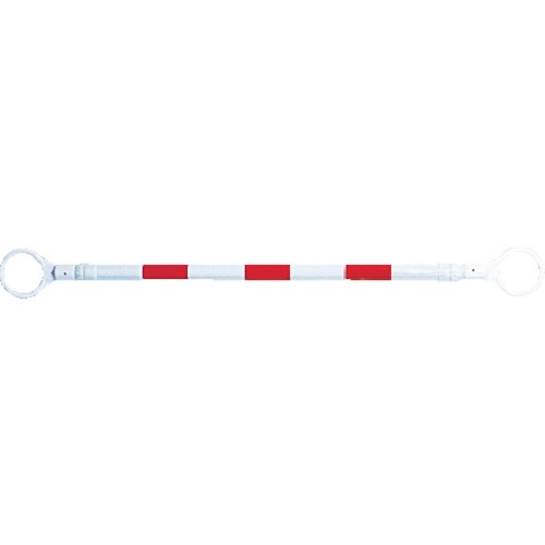 ＴＲＵＳＣＯ　伸縮ガードバー　１．２～２ｍ　レッドホワイト　ＴＧＢＳ－ＲＷ－２０　１本1