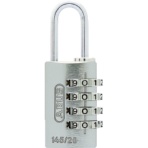 アバス　ナンバー可変式４段ダイヤル南京錠　ＢＫ　１４５－４Ｄ２０ＢＫ　１個