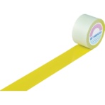 日本緑十字社　ガードテープ（ラインテープ）　黄　７５ｍｍ幅×２０ｍ　屋内用　１４８１１３　１巻