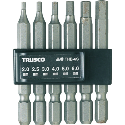 【クリックでお店のこの商品のページへ】TRUSCO 六角ビット 65L 10.0mm THBI-100 1本 THBI-100