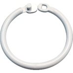 TRUSCO 樹脂製カードリング 4.5mm×Φ40mm TKRJ-40 1パック(10個)