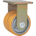 シシクアドクライス　重荷重用キャスター　固定　１５０径　ウレタン車輪　ＢＳＤ－ＧＴＨ－１５０Ｋ－３５　１個