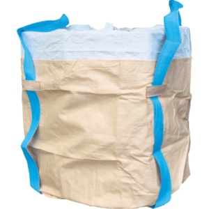 旭産業　コンテナバッグ丸型二重バッグ青ベルト　アスベス廃棄用１０００ｋｇタイプ　１９０６１５　１袋1