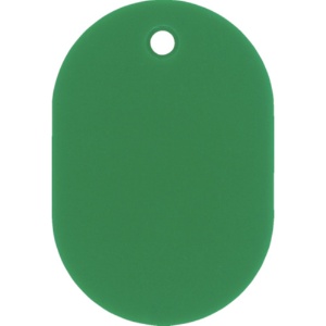 日本緑十字社　小判札（無地札）　緑　６０×４０ｍｍ　スチロール樹脂　２０００２２　１枚1