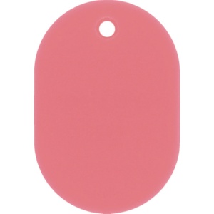 日本緑十字社　小判札（無地札）　ピンク　６０×４０ｍｍ　スチロール樹脂　２０００２６　１枚1