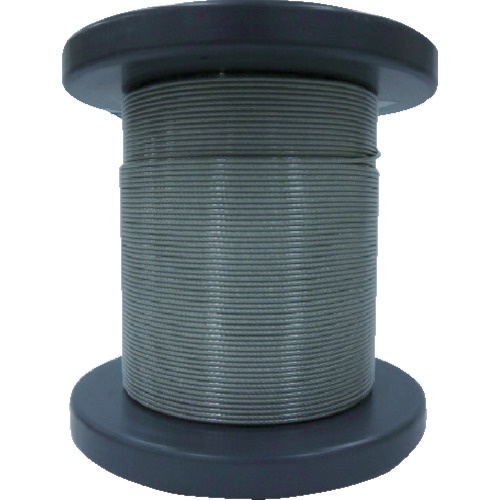 大阪コートロープ　ＳＵＳワイヤロープ１．００／１．２０ｍｍ　７×７　５０ｍ　コート付　ＮＳＢ１００－１２０－５０Ｍ　１巻1