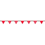 日本緑十字社　フラッグ標識ロープ　危険　６ｍｍΦ×２０ｍ（２８０ｍｍ三角）　２８１００１　１巻