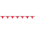 日本緑十字社　フラッグ標識ロープ　頭上注意　６ｍｍΦ×２０ｍ（２８０ｍｍ三角）　２８１００３　１巻