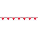 日本緑十字社　フラッグ標識ロープ　赤無地タイプ　６ｍｍΦ×２０ｍ（２８０ｍｍ三角）　２８１１００　１巻