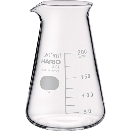 ハリオサイエンス　コニカルビーカー　目安目盛付　２００ｍｌ　ＣＢ－２００－ＳＣＩ　１個1