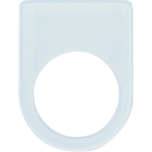 アイマーク　押ボタン／セレクトスイッチ（メガネ銘板）　黒　Φ２２．５　Ｐ２２－４０　１枚1