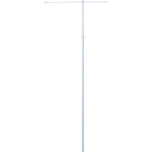 たのめーる】日本緑十字社 のぼり用ポール(のぼり竿) 白 全長1600 